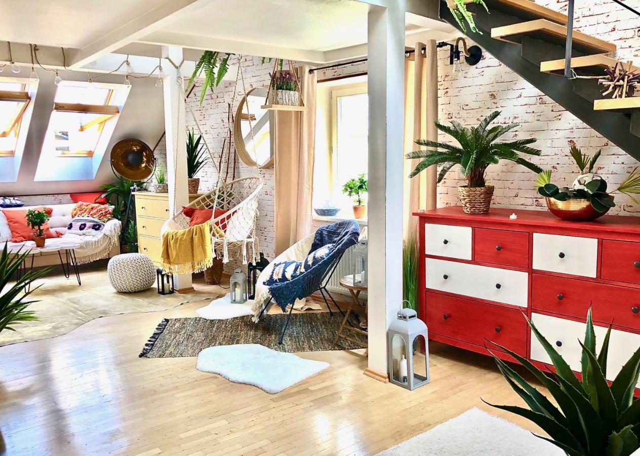 Duplex With Quite Terrace On Wenceslas Sq. براغ المظهر الخارجي الصورة